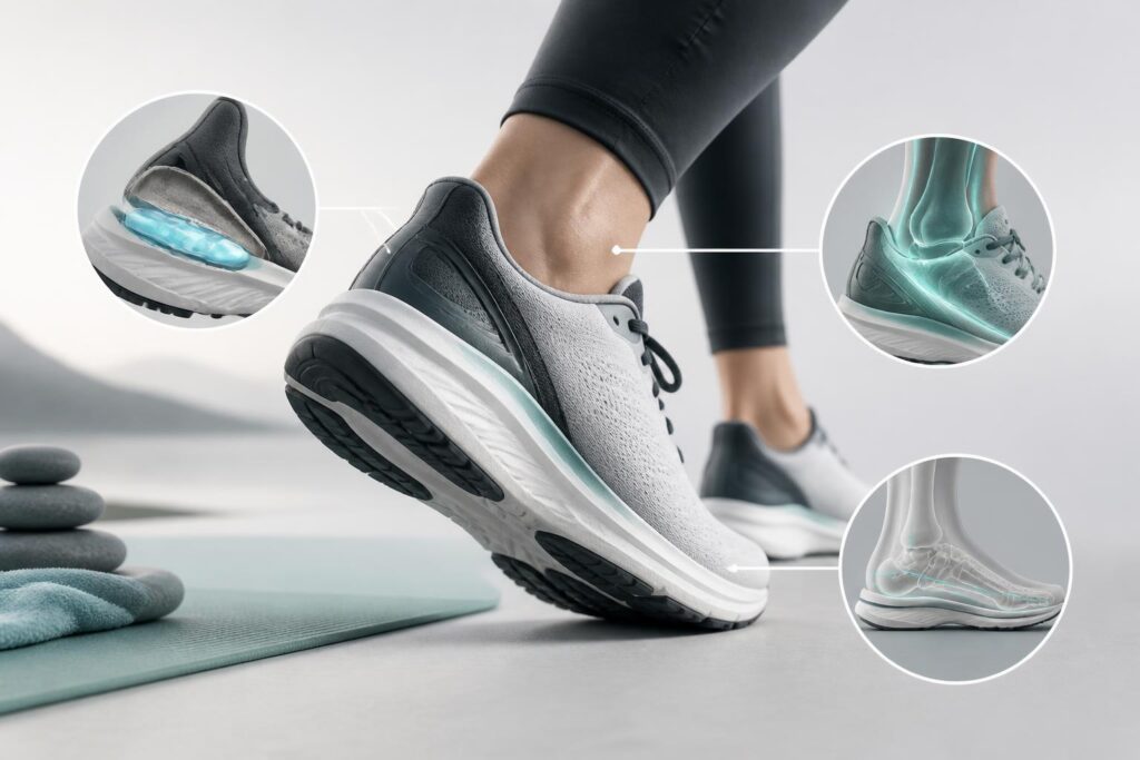 Chaussures de sport : amorti, stabilité et drop