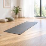 Aménager un coin yoga relaxant dans son salon, avec 50 cm autour du tapis